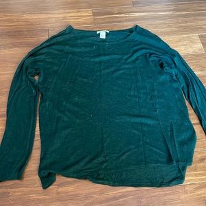 GREEN H&M SWEATER